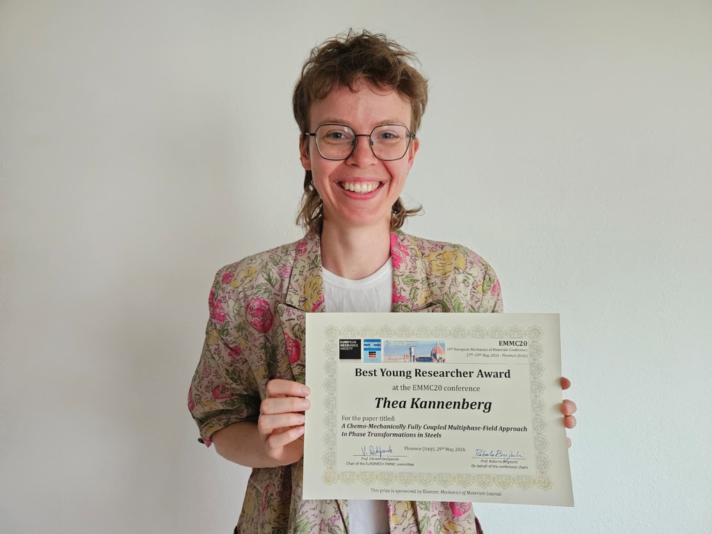 "Best Young Researcher Award“ der EMMC20-Konferenz.
